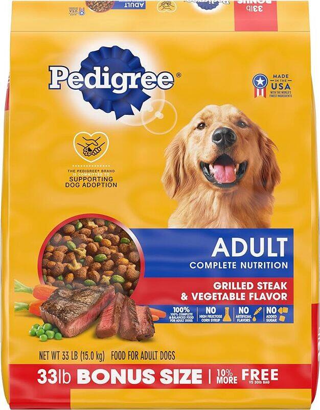

Pedigree Beef and Vegetables Adult Dry Dog Food