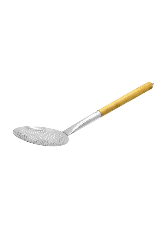 

Raj 69cm Steel Wooden Handle Zara Skimmer, Silver