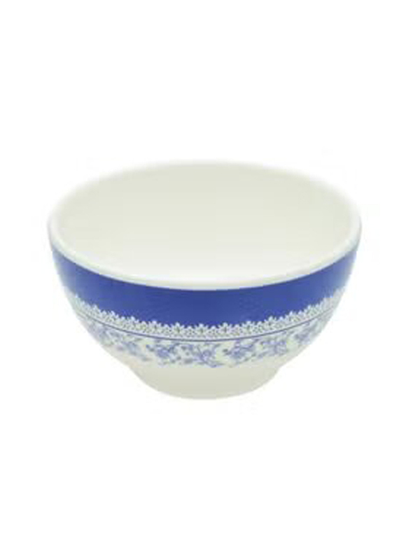 

Rk 3.5 inch Symphony Melamine Bowl, White/Blue