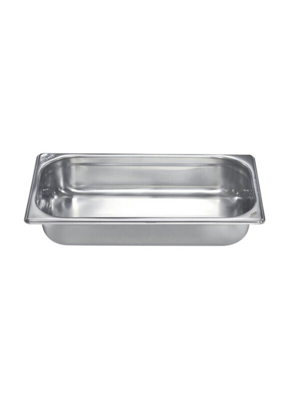 

Raj Steel Gastro Norm Pan, 1/3 x 65mm, Silver