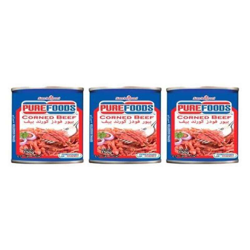 

Pure Foods Corned Beef 150g Pack of 3