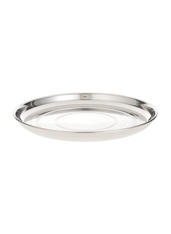 

Raj No 10 Stainless Steel Touch China Plate, STCP10, Silver