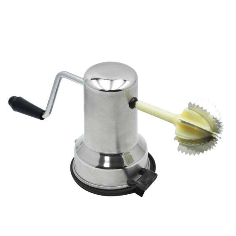 

Action Stainless Steel Coconut Scrapper Vaccum Base, Silver