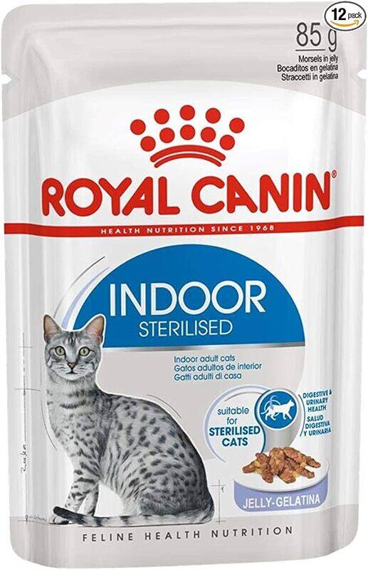 

Royal Canin Indoor Sterilised In Jelly Cat Wet Food