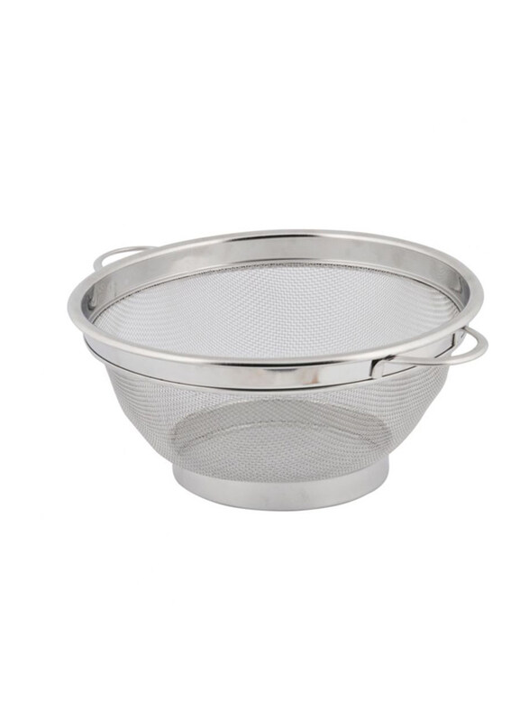 

Raj 27cm Vegetable Basket Colander, Silver