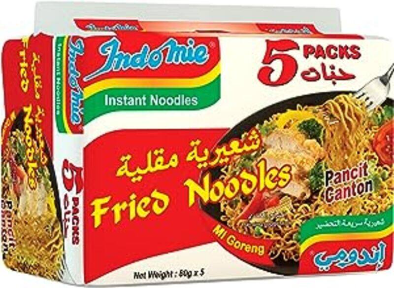 

Indomie Pancit Canton Instant Fried Noodles 80g Pack of 5