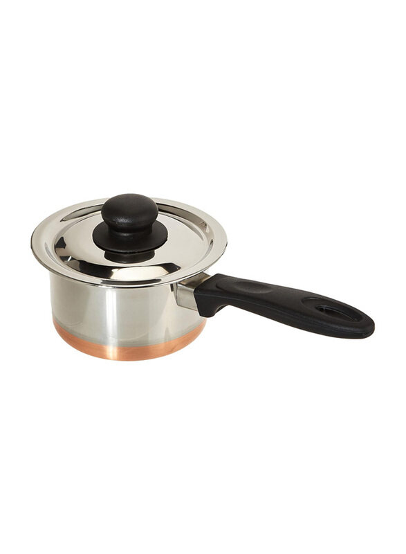 

Raj Small Copper Bottom Sauce Pan, GCBSP1, Silver