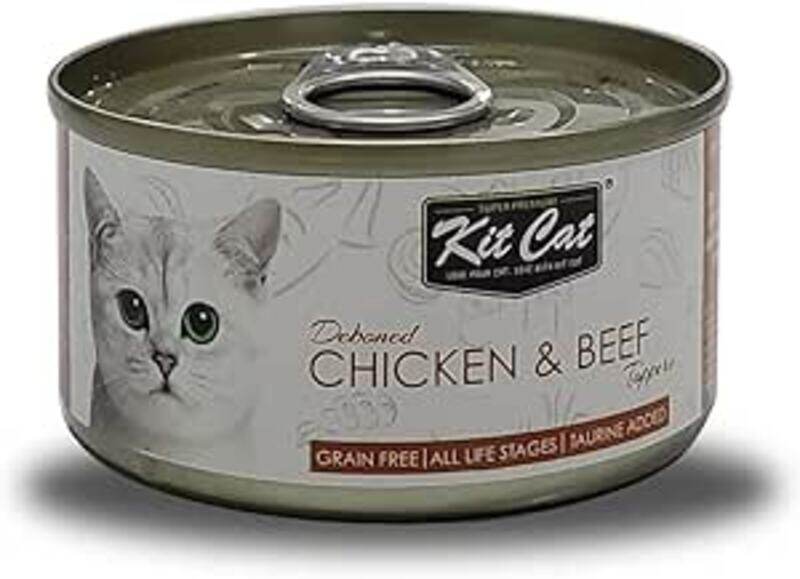 

Kit Cat Grain Free Chicken & Beef Topper Wet Cat Food
