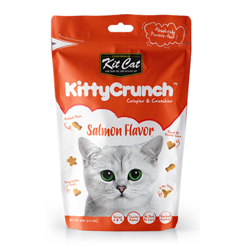 

Kit Cat Kitty Crunch Salmon Flavour Cat Treats