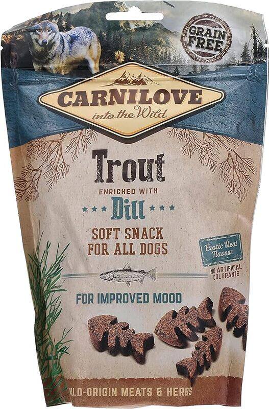 

Carnilove Trout Enriched With Dill Soft Snack Dog Treats