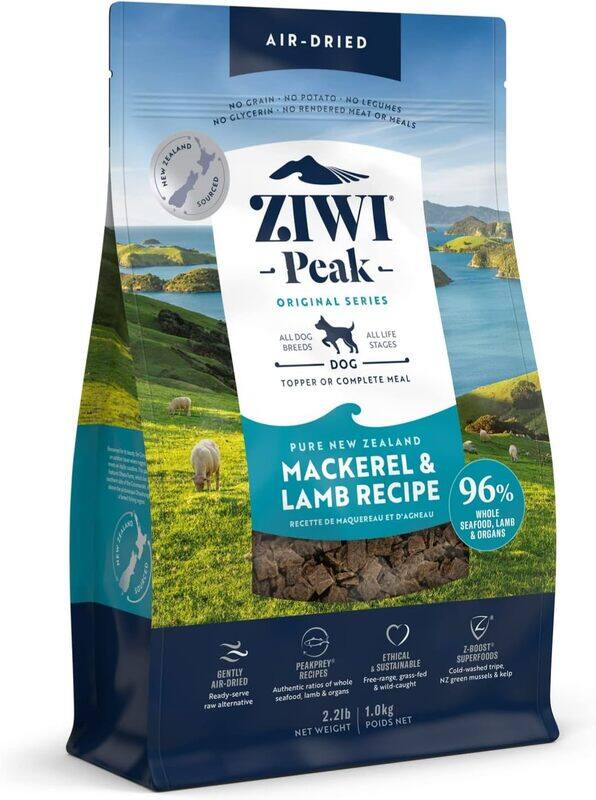

ZIWI Peak Air Dried Mackerel & Lamb Dry Dog Food