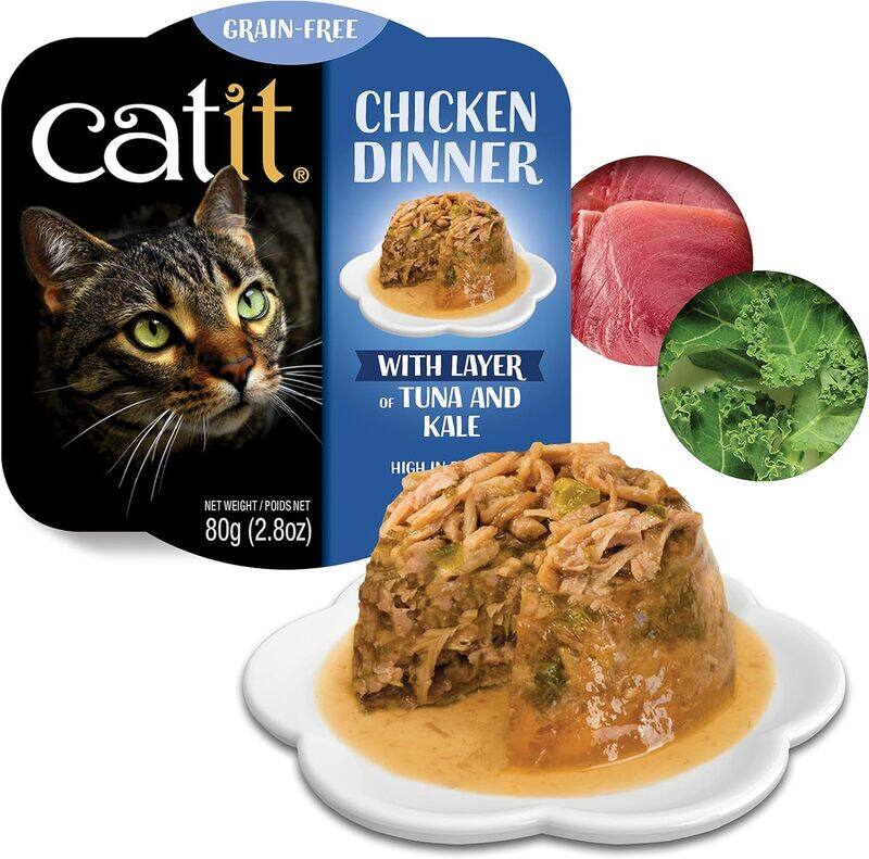 

Catit Chicken Dinner With Tempting Tuna & Kale
