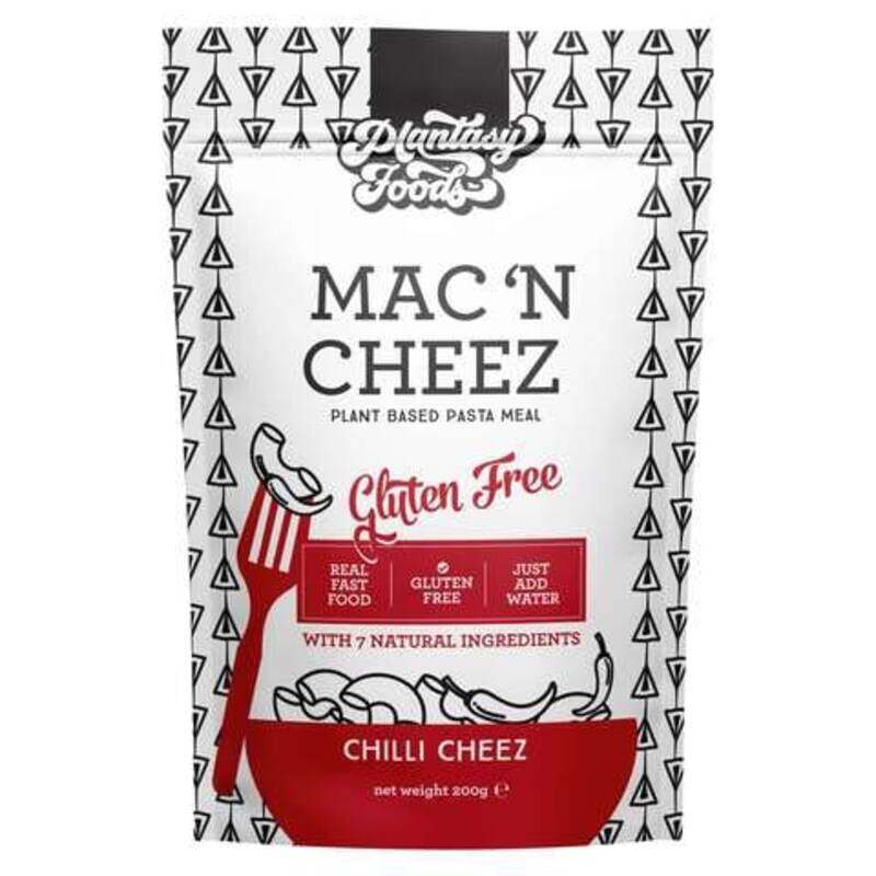 

Generic Plantasy Foods Gluten-Free Mac N' Cheez Chilli Plant-Based Pasta Meal 200g