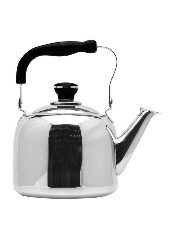 

Raj 4L Stainless Steel Tea Kettle, STK003, Silver