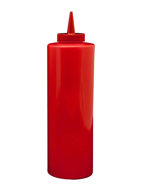

Chefset 24oz Plastic Squeezer Dispenser, Red
