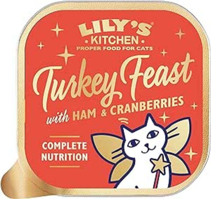 

Lily's Kitchen Cat Christmas Turkey And Ham Feast