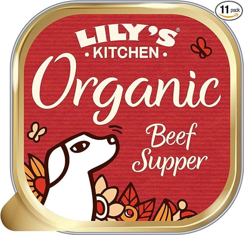 

Lily's Kitchen Lilys Kitchen Organic Beef Supper Wet Dog Food