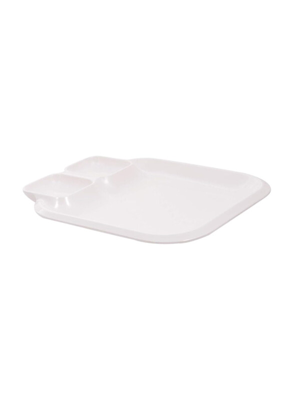 

Dinewell Melamine Dinner Plate, White