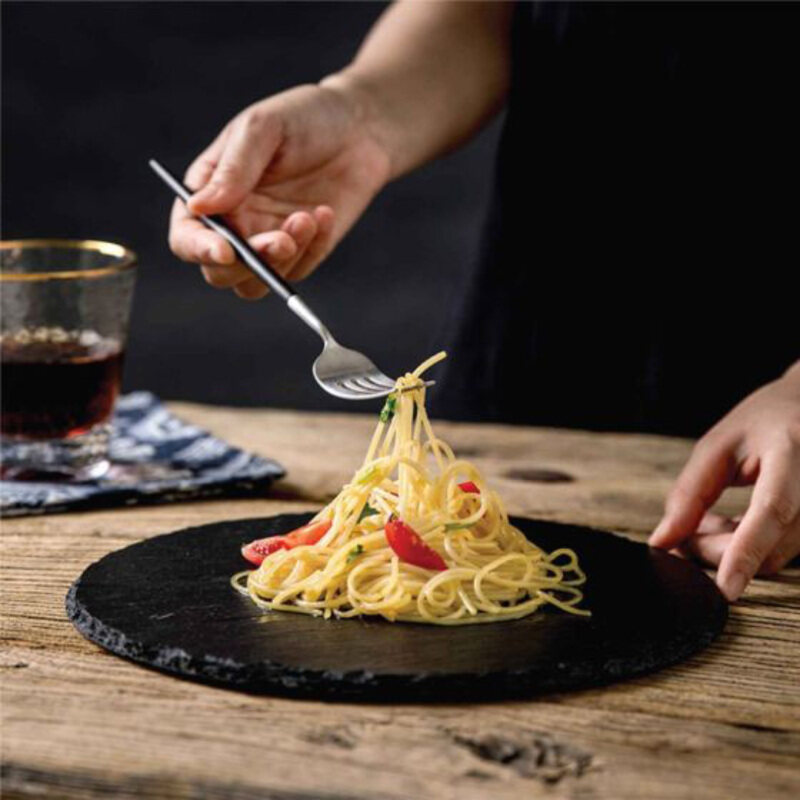 

Kitchen Master 30cm Round Slate Plate, Grey