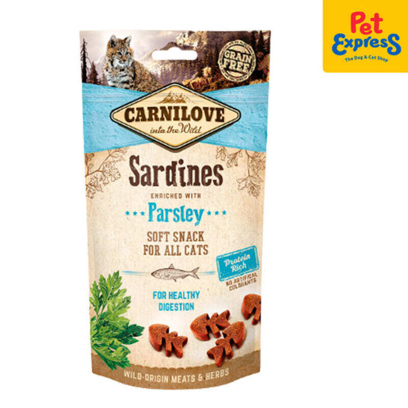 

Carnilove Sardine Enriched With Parsley Soft Snack Cat Treats