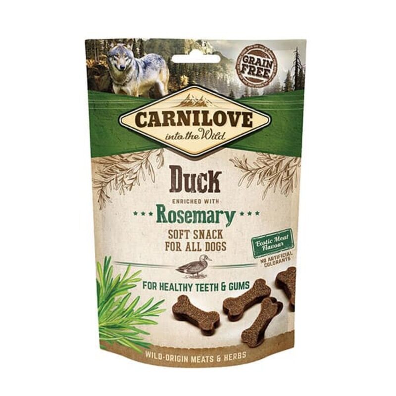 

Carnilove Duck Enriched With Rosemary Soft Snack For Dogs