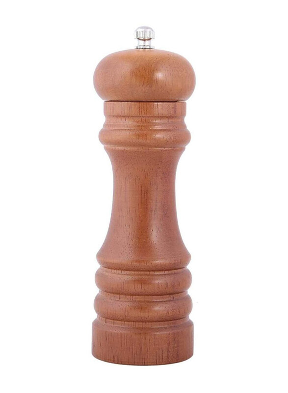 

Raj Wooden Pepper Mill, 6.5-inch, Brown