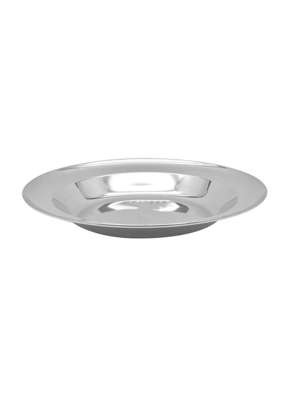 

Raj No 8 Stainless Steel Soup Plate, SP0008, Silver