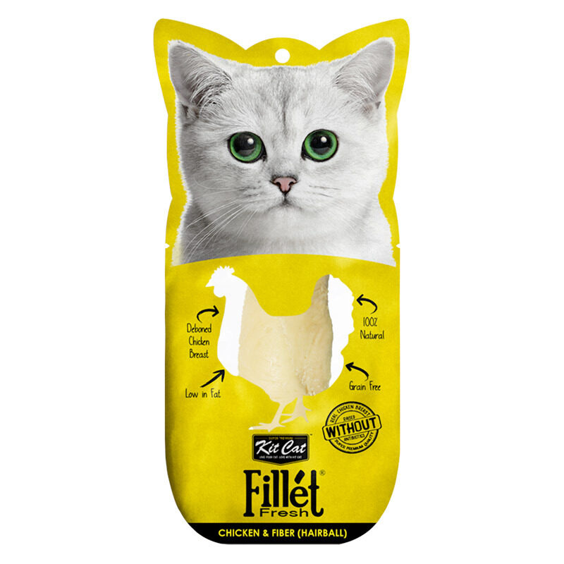 

Kit Cat FilletFresh Chicken & Fiber Hairball Cat Treats