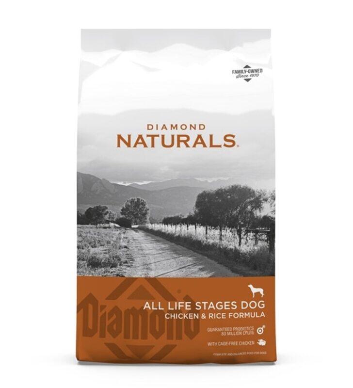 

Diamond Naturals All Life Stages Dog Chicken & Rice Formula 33lbs