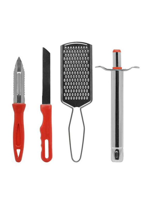 

RK 4-Piece Stainless Steel Kitchen Gadgets Set, Multicolour