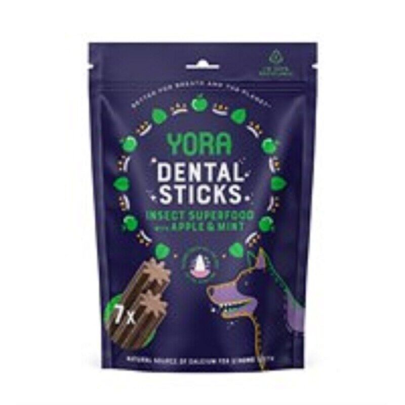 

Generic Yora Pet Foods Small Dental Sticks Apple & Mint Dog Treat