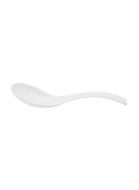 

Dinewell 24.5cm Melamine Serving Spoon, DWS5014W, White