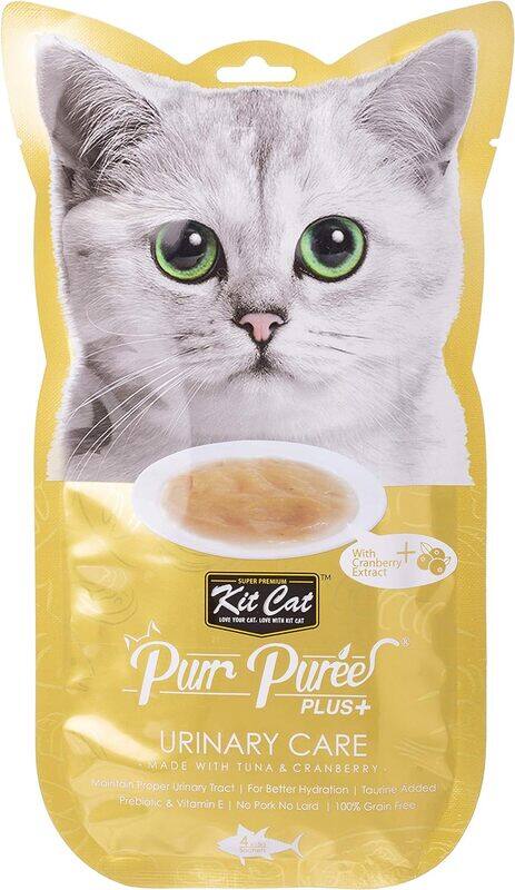 

Kit Cat Purr Puree Plus Urinary Care Tuna Cat Treats