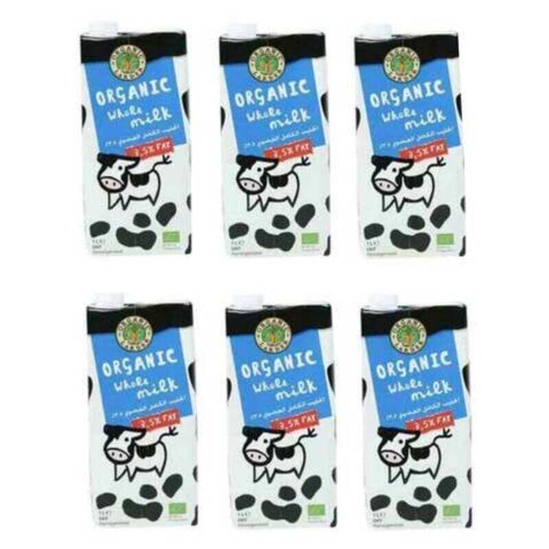 

Organic Larder Full Fat UHT Milk 1L Pack of 6
