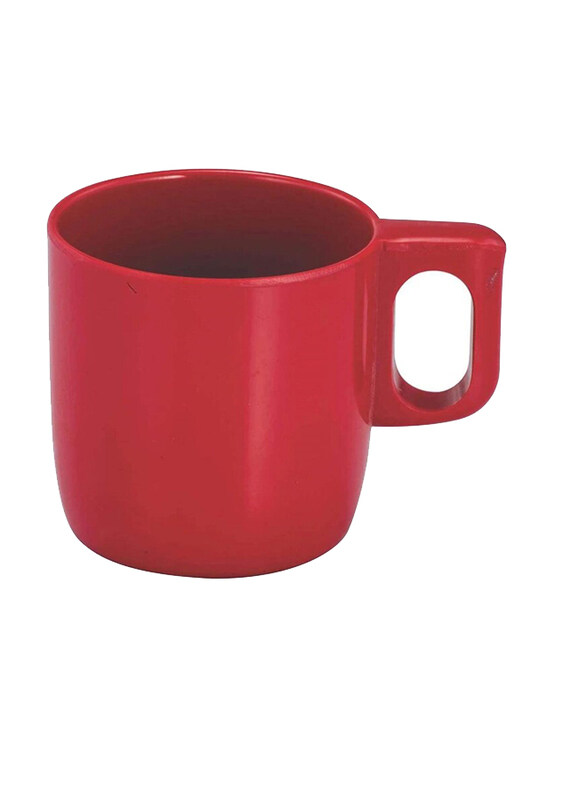 

Dinewell 3.25-Inch Melamine Mug, Red