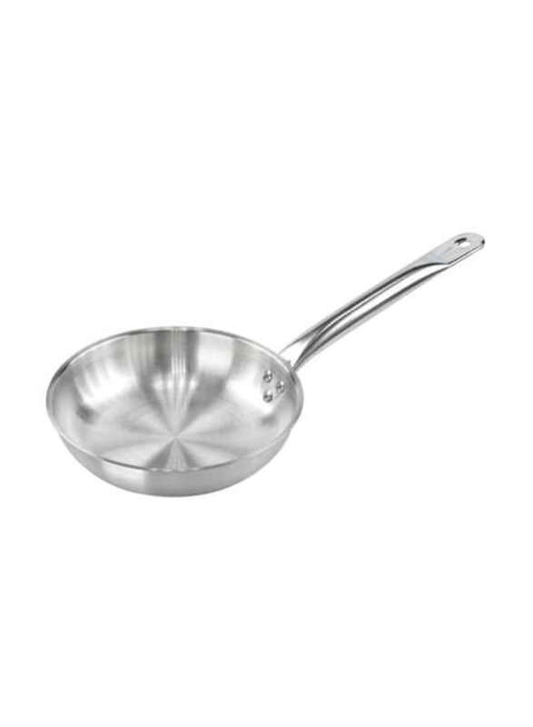 

Chefset 5 Ltr Stainless Steel Fry Pan Without Lid, Silver