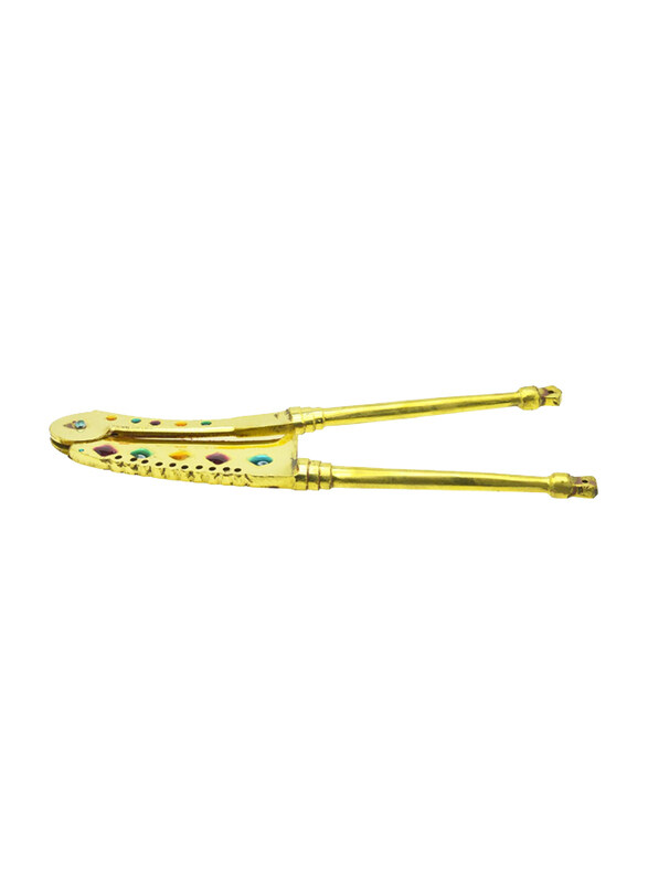 

Raj 30cm X-Large Brass Nut Cutter, Gold