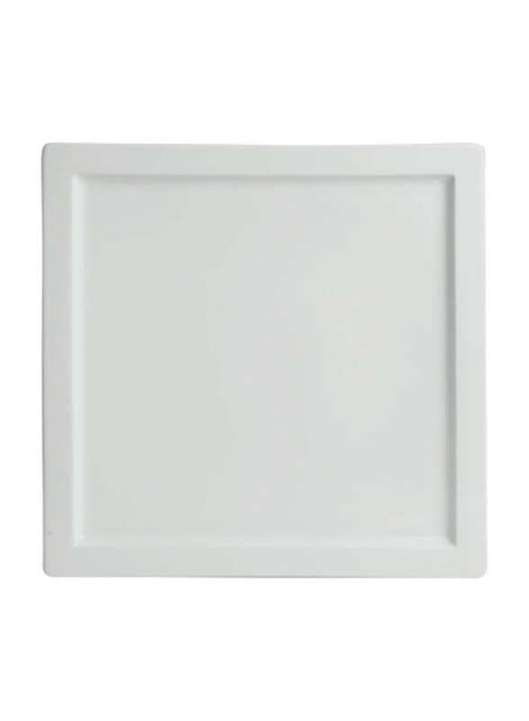 

Baralee 21cm Porcelain Square Simple Plus Short Rim Plate, White