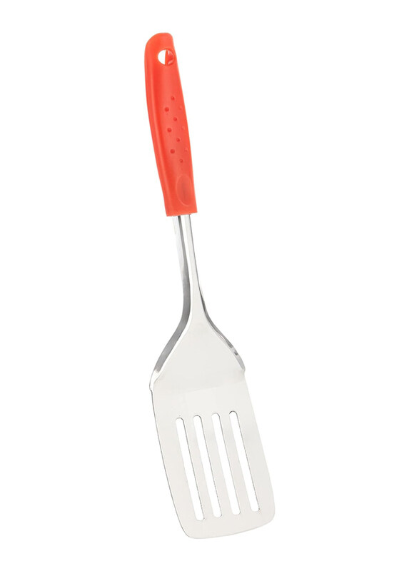 

Raj 33cm Stainless Steel Red Handle Turner, Red/Silver