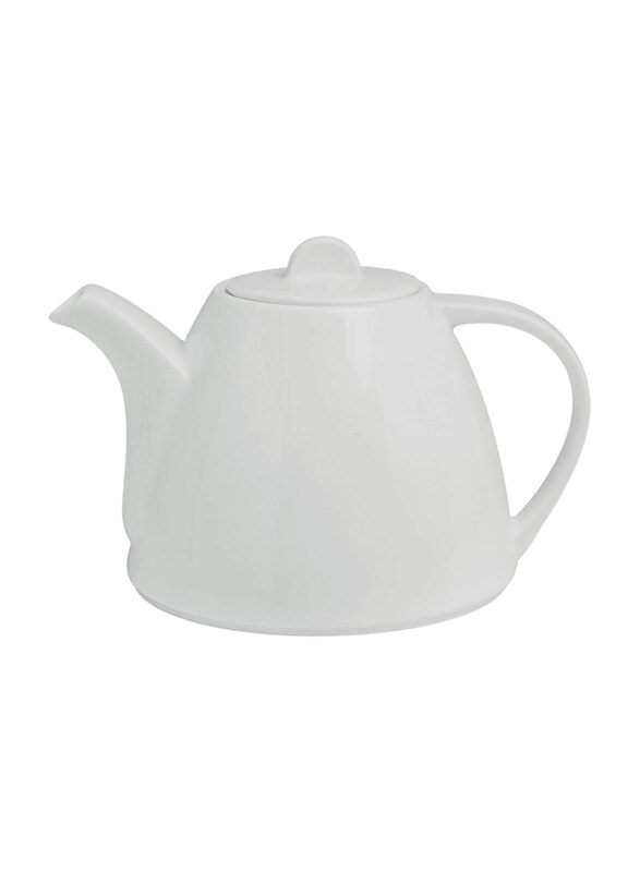 

Baralee 450 CC/15 1/4 oz Simple Plus Coffee Pot with Lid, White