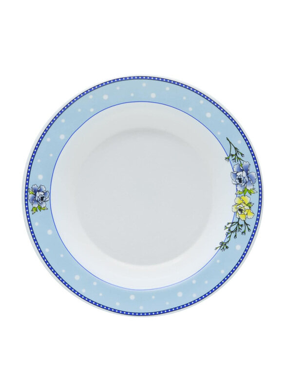 

Borosil 9-Inch Larah Plano Sapphire Opal Dinner Plate, 9SPKOBS, Blue