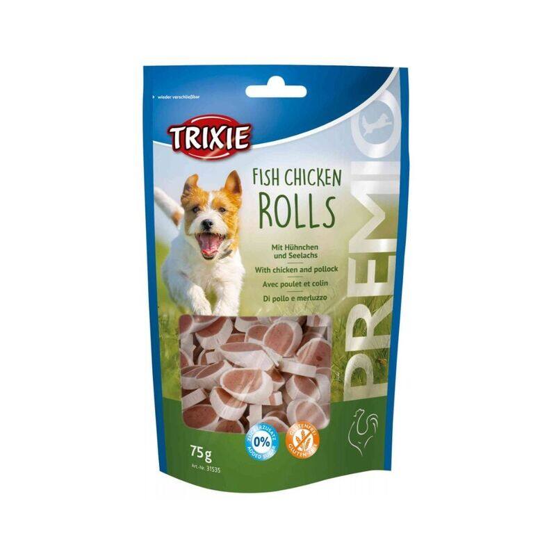 

Trixie Premio Fish Chicken Rolls Dog Treats