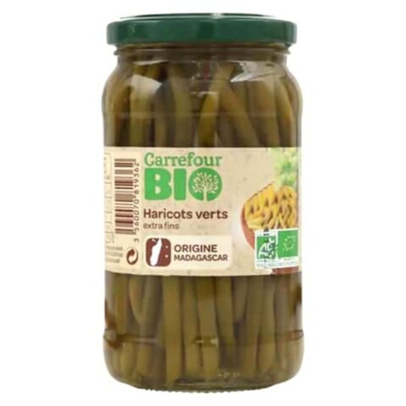 

Generic Carrefour Bio Extra Thin Green Beans 370ml