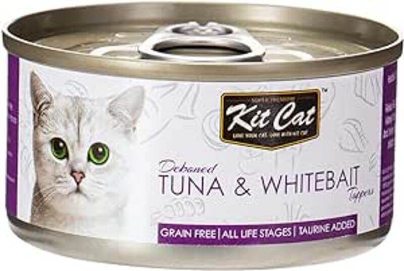 

Kit Cat Grain Free Tuna & Whitebait Topper Wet Cat Food