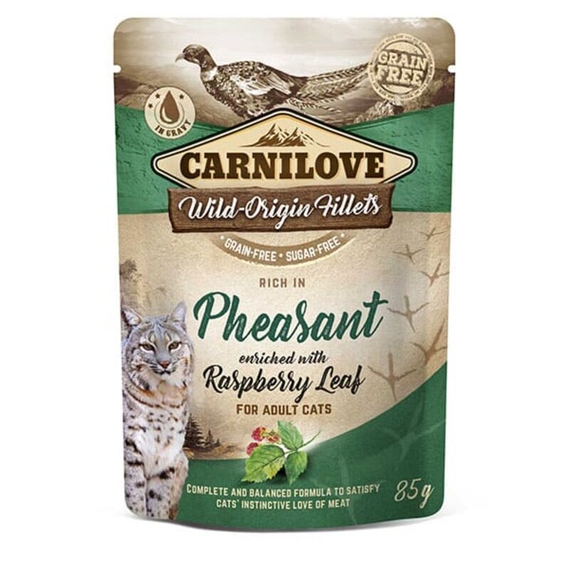 

Carnilove Pheasant Enriched With Raspberry Leaves For Adult Cats Wet Food