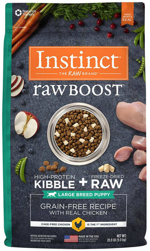 

Generic Instinct Raw Boost Kibble Chicken Puppy Large Breed Dry Dog Food