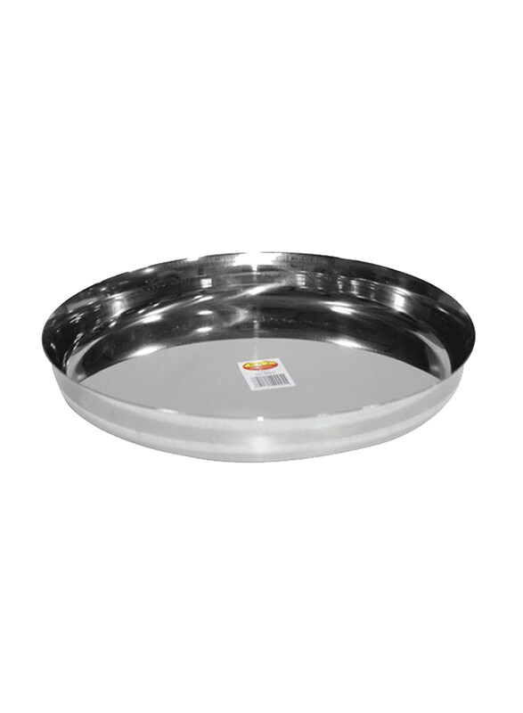 

Raj 31cm No.14 Steel Sada Thali, TS0014, Silver