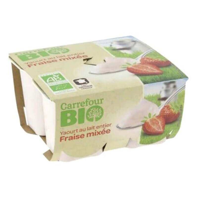 

Generic Carrefour Bio Organic Strawberry Yogurt 125g Pack of 4