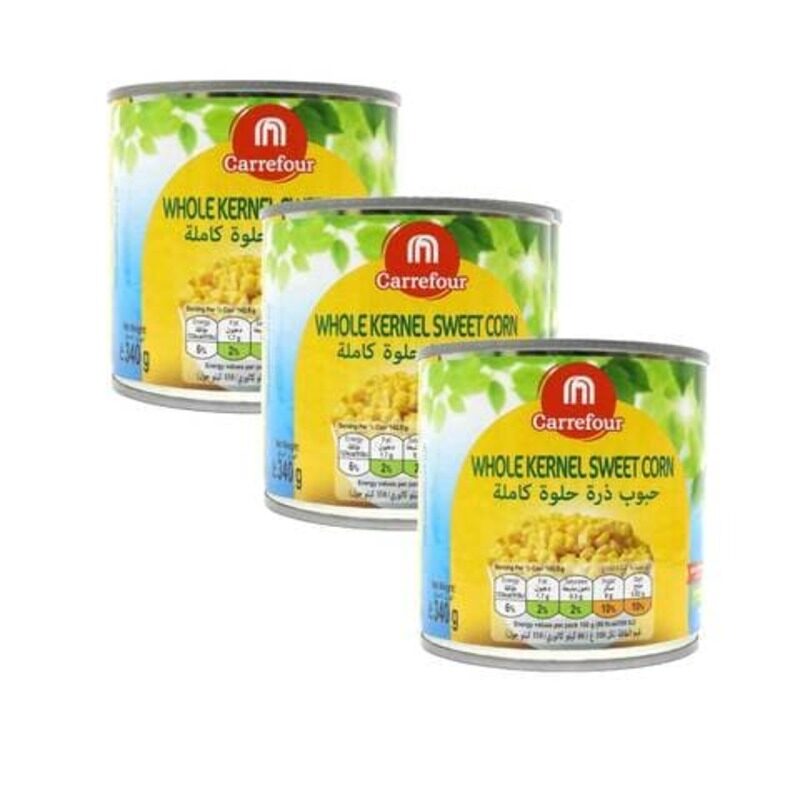 

Generic Carrefour Whole Kernel Sweet Corn 340g Pack of 3