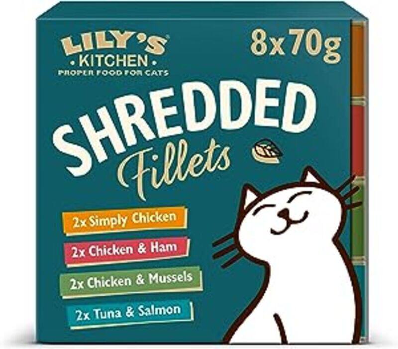 

Lily's Kitchen Shredded Fillets Multipack Wet Cat Food